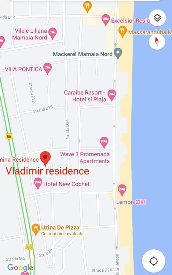 Vladimir Residence Mamaia Nord Năvodari Exteriér fotografie